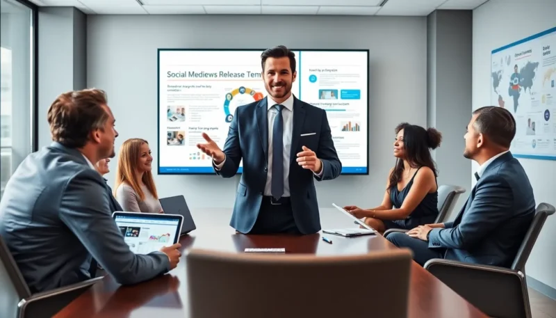 social media news release